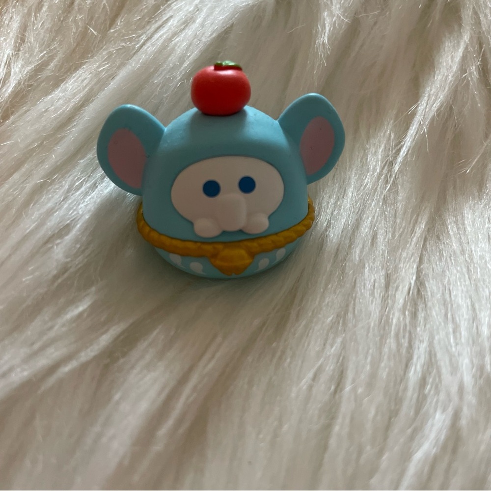 Blue and Red Cartoon Elephant Toy Mini Accessory